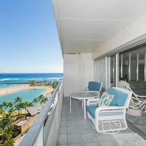 Apartment Ilikai Tower 1240 Lagoon View 1br Honolulu